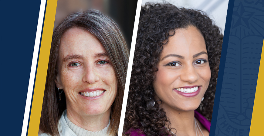 Professors Nancy Burke and Whitney Pirtle are the two newest MacArthur Foundation chairs at UC Merced.