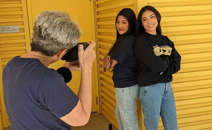 Veronica Adrover marketing photo shoot